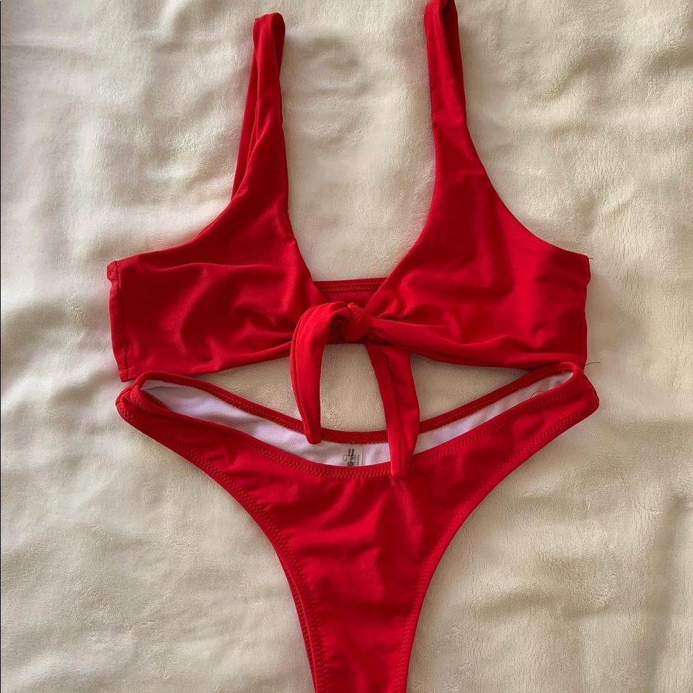 RED bikini set